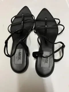 Le Talon Wストラップ フラットサンダル Sサイズ