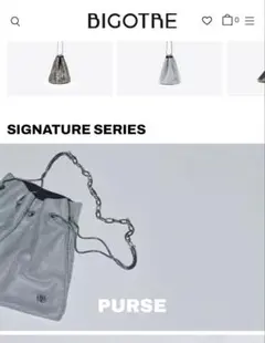 BIGOTRE PURSE ショルダーバッグ シルバーのサムネイル