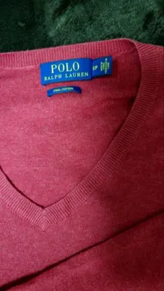 Polo Ralph Lauren 赤 Vネックセーター