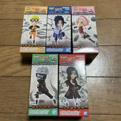 NARUTO ワールドコレクタブルフィギュア5種セット