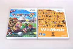 【取扱説明書付】マリオパーティ8 + Wii Music セット