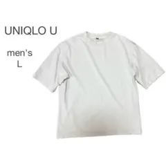 ユニクロU AIRism 半袖 Tシャツ L 白 エアリズム シンプル オシャレ