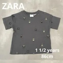 ZARA ベビー ロボット柄 半袖Tシャツ 86cmのサムネイル