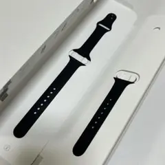 【純正】Apple Watch ブラックシリコンバンド　40mm