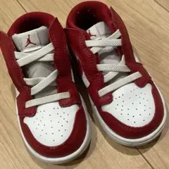【美品】NIKE AIR JORDAN 1 LOW キッズ　ベビー　赤白