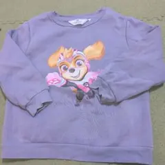 パウ・パトロール　スカイ　トレーナー　裏起毛　エイチアンドエム