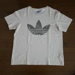 adidas Tシャツ クリーム M