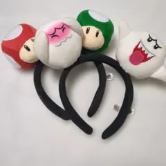 USJ　キノピオ、テレサ、カチューシャ　【ニンテンドー・ワールド】【2点セット】