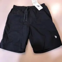 US POLO ASSNブラックショートパンツ　ナイロン
