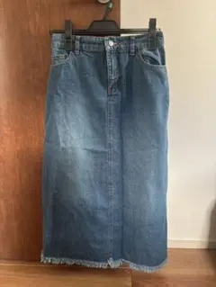 デニムタイトスカート ロングスカート