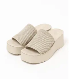 LOWRYS FARM カンドウフィットニットサンダル