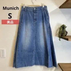 最終値下げ！【美品】Munich　ミューニック 12ozデニムマキシスカートのサムネイル