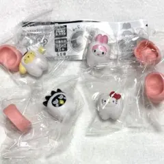 サンリオキャラクターズ　みんなでなっちゃお！歯 4種セット　ガチャ