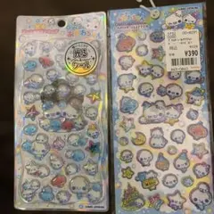 あわわちゃん　ジュエルプチドロップ　キャンディグリッターステッカー