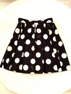 リッチミーニューヨーク　ドット柄スカート