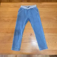 ライトブルー スリムフィットパンツ 120cm
