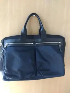 Paul Smith ネイビー ビジネスバッグ【ショルダー紐有り】コンパクト発送