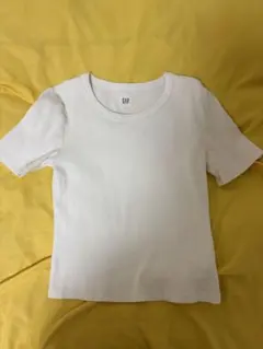 【GAP】 リブTシャツ ホワイト Mサイズのサムネイル