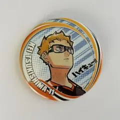 ハイキュー!! 月島蛍 缶バッジ ホログラム仕様 - メルカリ
