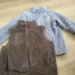 フリース　ジャケット160&ベストＳ