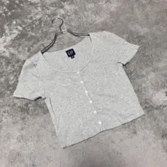【ギャップ】（XS）ニットカーディガン カジュアル 半袖 小さいサイズ