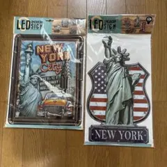 LED American Sign ニューヨーク 2種セット