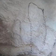 パールとチェーンのネックレス