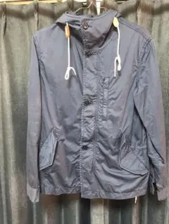 ユナイテッドBEAUTY&YOUTH マウンテンパーカー ネイビー　絞り