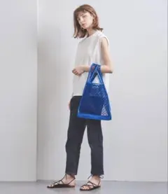 LUDLOW メッシュバック　ドット　ブルー