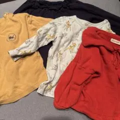 コットン製トップス4点セット　トレーナー