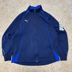 【300円オークション】PUMA プーマ トラックジャケット ジャージ ネイビーのサムネイル