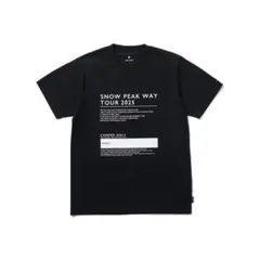 【新品】スノーピーク SPW Tour 2025 Tシャツ L ブラックのサムネイル