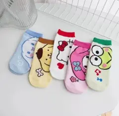 新品♡サンリオ♡キャラクター柄ソックス5足セット
