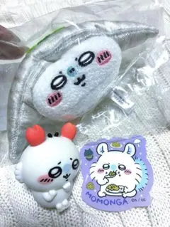 ちいかわ モモンガ ぬいぐるみ ステッカー ソフビ セット おすしになっちゃった