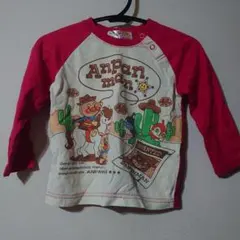 メルカリ便❤️アンパンマン ラグラン 長袖Tシャツ 長袖カットソー 90 春
