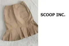 未使用★SCOOP INC.スクープ★豚革スカート/マーメイド/ベージュ/激安！のサムネイル