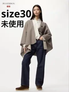 サイズ30試着のみ未使用JW ANDERSON ストレートジーンズ69ネイビー