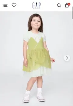 baby GAP ディズニープリンセス　ティアナ　チュールワンピース
