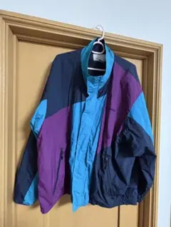 Columbia ナイロンジャケット XL青/紫/黒