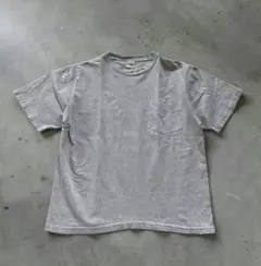 CAMBER アメリカ製 短丈 ポケットTシャツ グレーのサムネイル