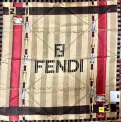 【新品】FENDI 大判ハンカチ スカーフ