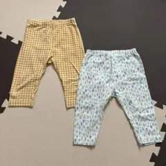 ユニクロ　レギンス　七分丈　100 2枚セット