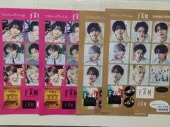 timelesz 「FAM」ステッカーシート ver.A＆B