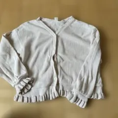 après les cours カーディガン 120 アイボリー。秋物。羽織り。