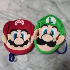 SUPER MARIO マリオ ルイージ ポーチ 財布 キーホルダー リュック