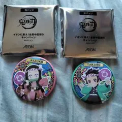 鬼滅の刃 缶バッジ２点