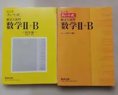 数研出版 改訂版 チャート式 解法と演習 数学II+B