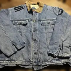 wranglerHEROラングラーGジャン コーデュロイ襟デニムブルーLサイズ