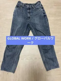 グローバルワーク デニムテーパードパンツ GW521501TS Mサイズ