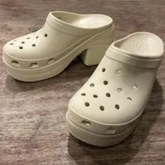 ほぼ新品！クロックス サイレンクロッグ BONE 厚底 ユニセックス 26cm